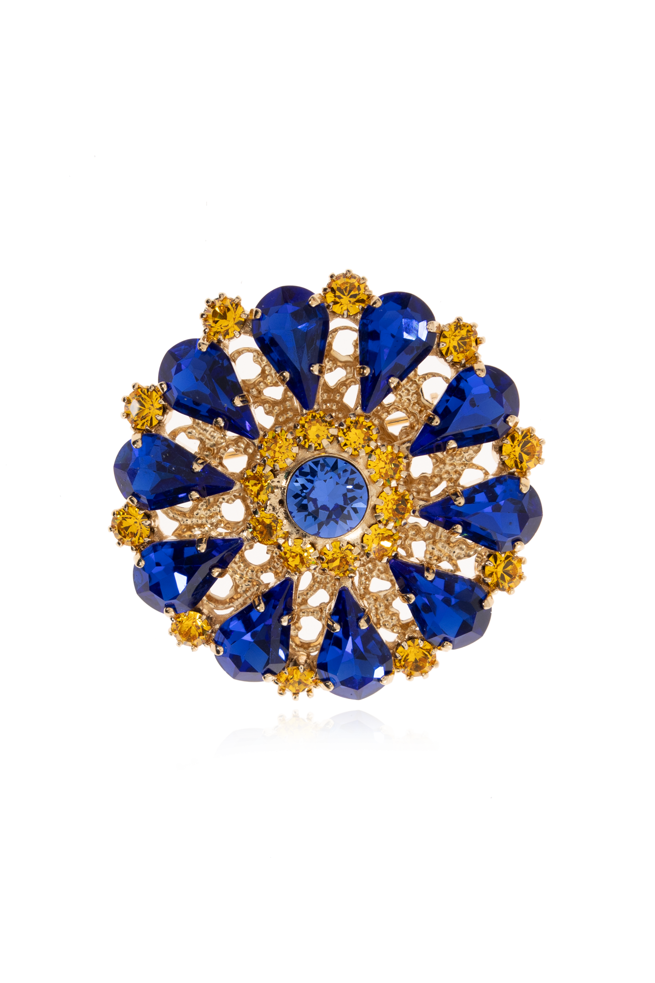 Dolce & Gabbana Brooch with a floral motif | Men's Jewelery
